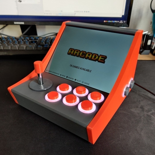 simplyRetro D8 ( Retropie / Emulation bartop) 3D Print 300222