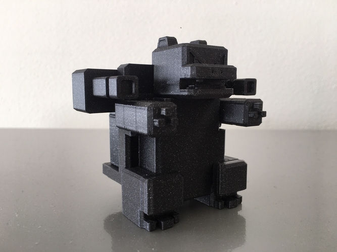 Blocky Blastoise 3D Print 300496