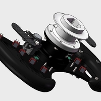 AMG GT3 STEERING WHEEL 3D PRINT - Thumbnail 3