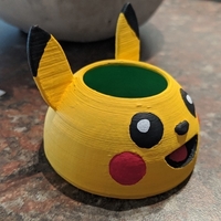 Small Pikachu Mini Planter Pot 3D Printing 300517