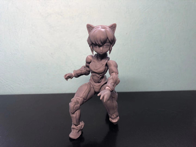 anime mecha girl 3D Print 300551