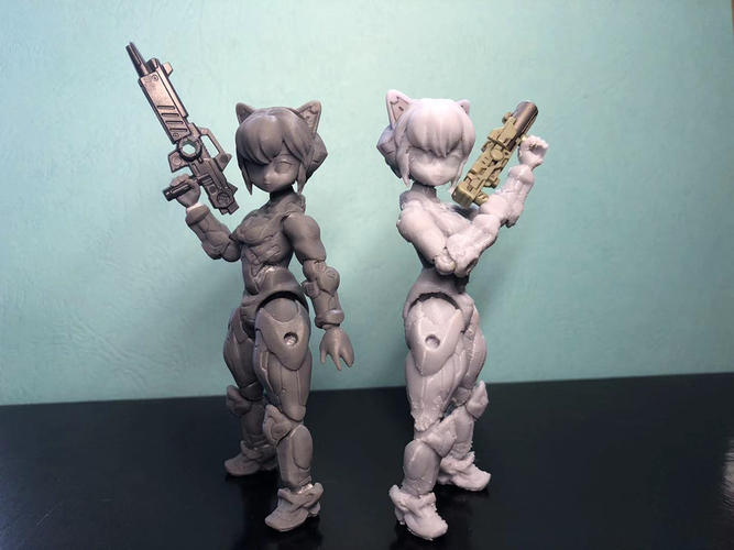 anime mecha girl 3D Print 300552