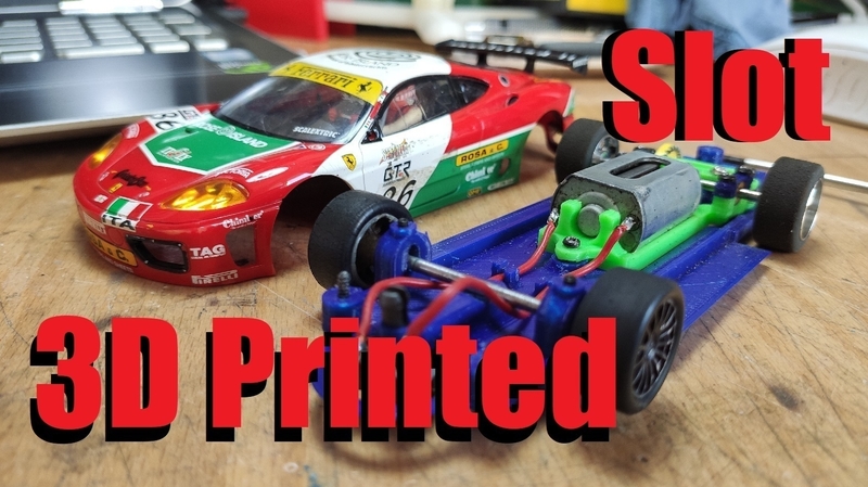 chasis 3d ferrari 360 slot scalextric