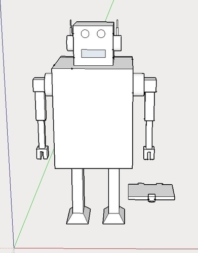 hucha robot 3D Print 300692