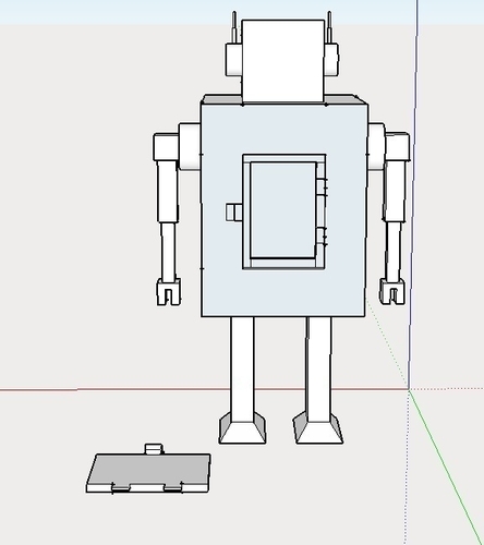 hucha robot 3D Print 300693