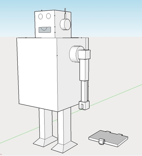 hucha robot 3D Print 300694
