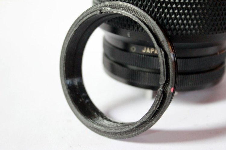 Canon FD lens adapter for GuerillaBeam 3D Print 30075