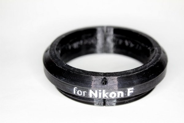 Nikon F adapter for GuerillaBeam projectors