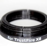 TrustFire X8 flashlight adapter for GuerillaBeam - Thumbnail 2