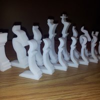 Small Chess Set - Profiles - Mk1 3D Printing 30110