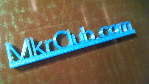 MkrClub.com Text Sign for desktop