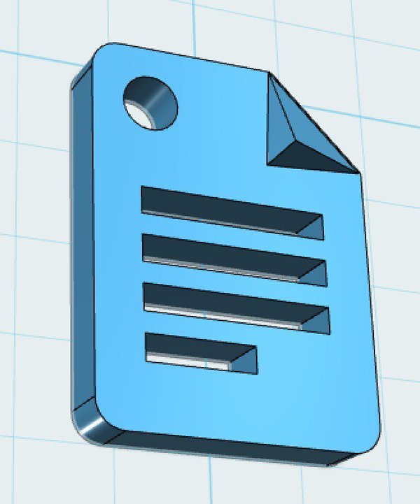 Google Docs Icon Charm
