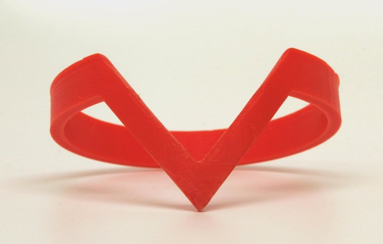 Triangle Cuff (10mm) 3D Print 30138