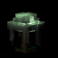 Small Minecraft Swamp Tree Lamp 3D Printing 301690