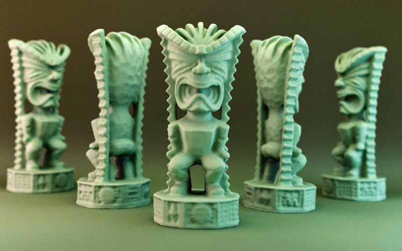 Tiki God of Money 3D Print 30192