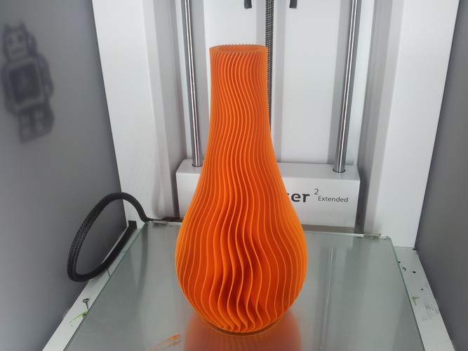 Wave Vase 3D Print 30205