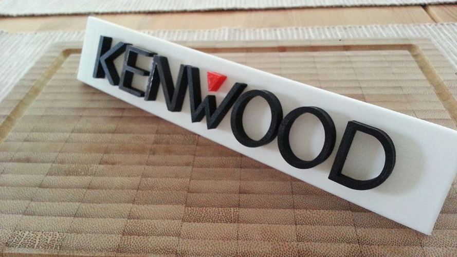 Kenwood Electronics Logo 3D Print 30258
