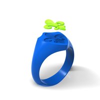Small Ring Emblem  3D Printing 30262