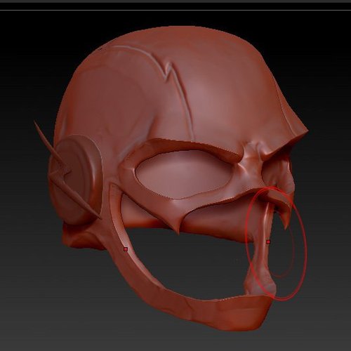the Flash helmet 3D Print 30273