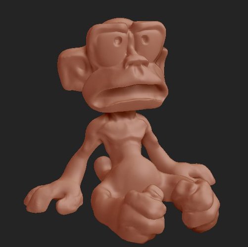 Tecnoscimmiati Monkey 3D Print 30276