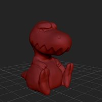 Small grumpy tRex 3D Printing 30278