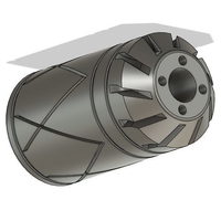 Small Airsoft M4 Flash Hider 3D Printing 303090
