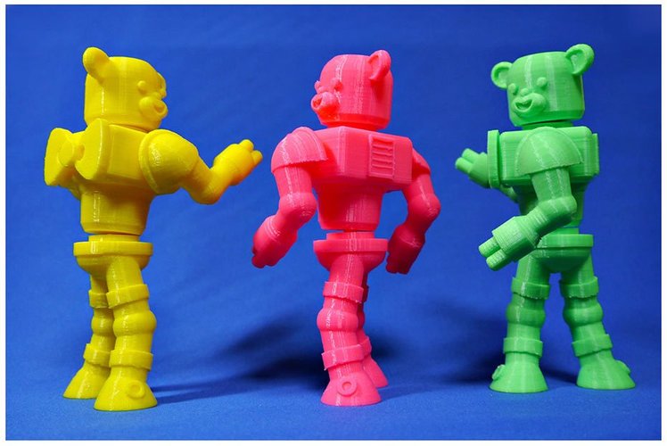 Bear Robots 3D Print 30312
