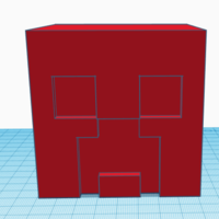 Small creeper head / cabeza de creeper 3D Printing 303142