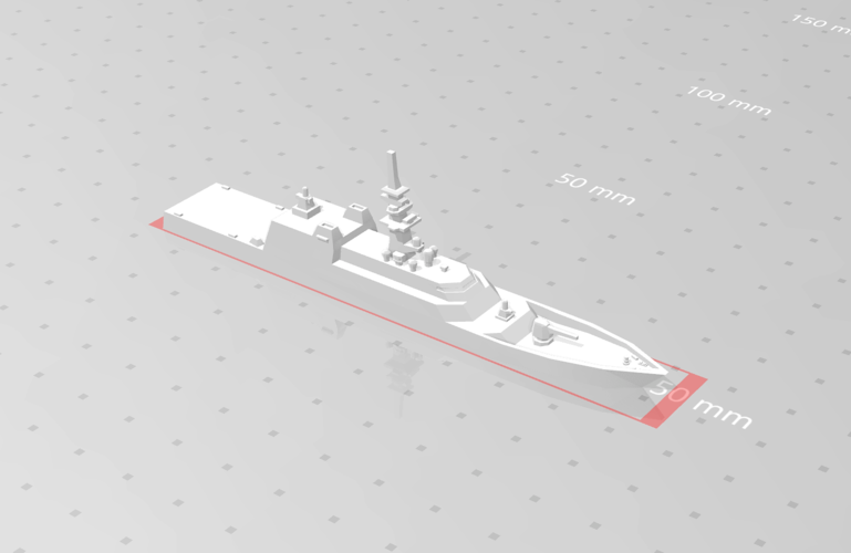 Dex Class Frigate  3D Print 303263