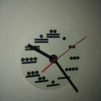 Small Maya numerals clock 3D Printing 303566