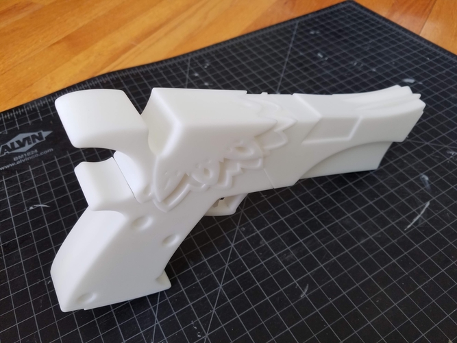 Panty Cosplay Gun, 4 Parts 3D Print 303778