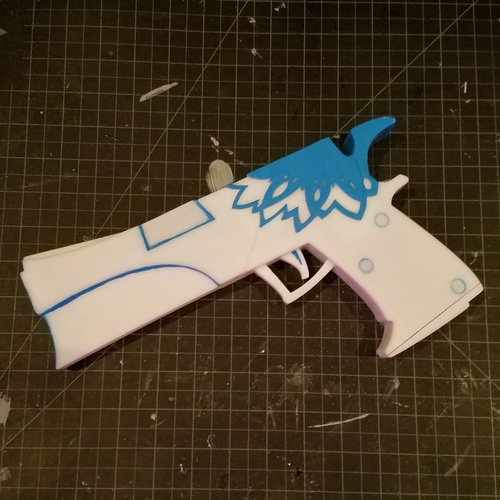 Panty Cosplay Gun, 4 Parts 3D Print 303780