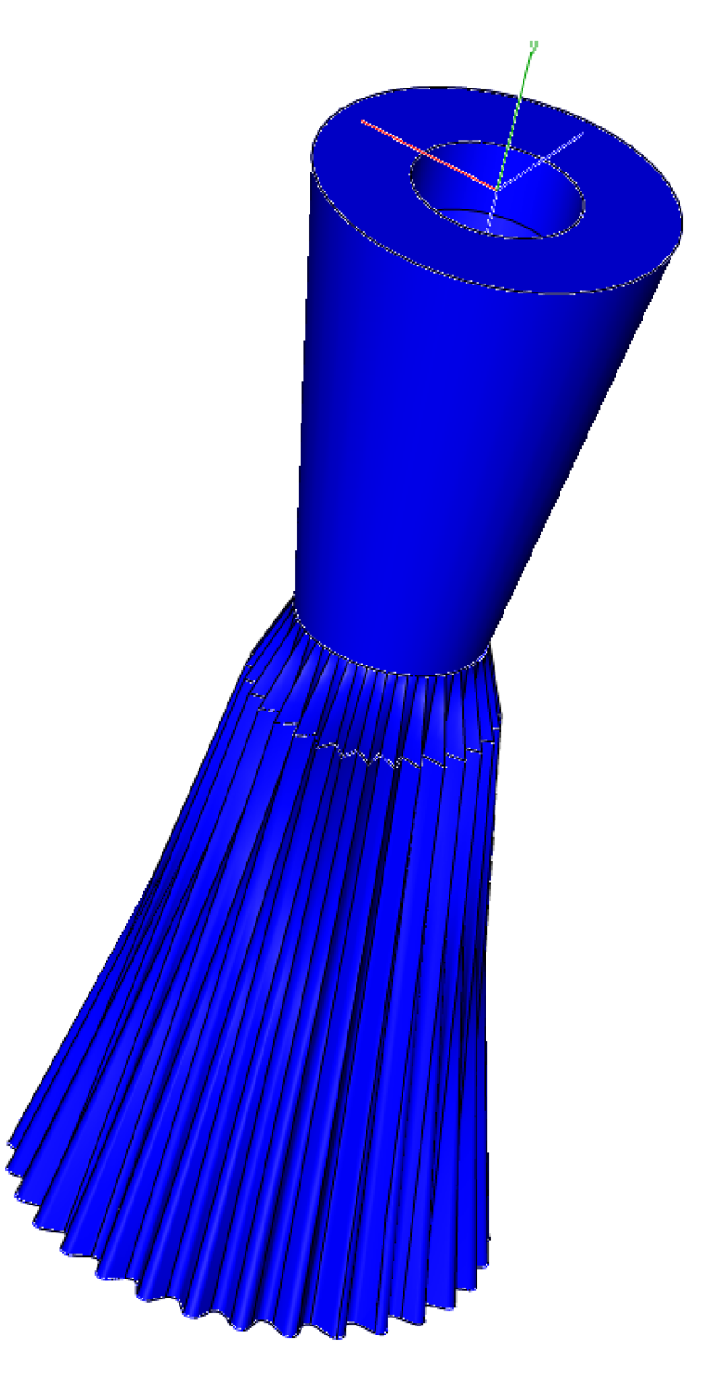 Vase skirt