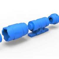 Flashlight for cosplay blaster - Thumbnail 14