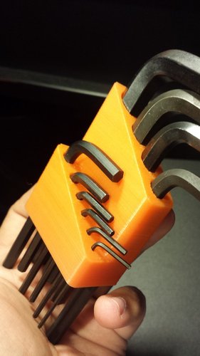 Metric Allen Wrench Holder 3D Print 30394
