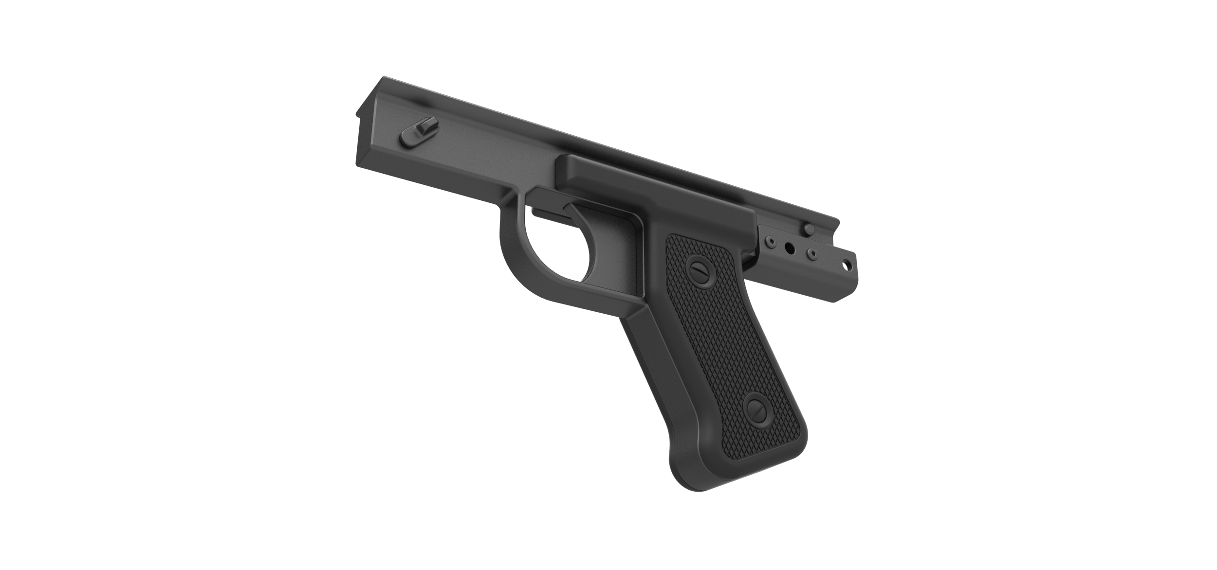 Handle for cosplay blaster pistol 7 3D Print 303999