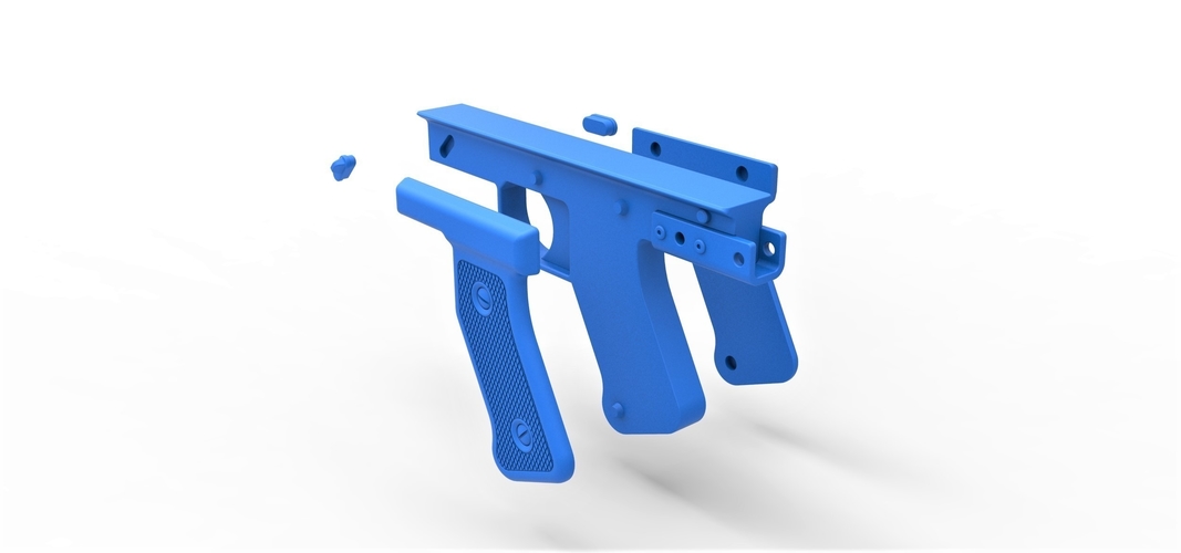 Handle for cosplay blaster pistol 7 3D Print 304011