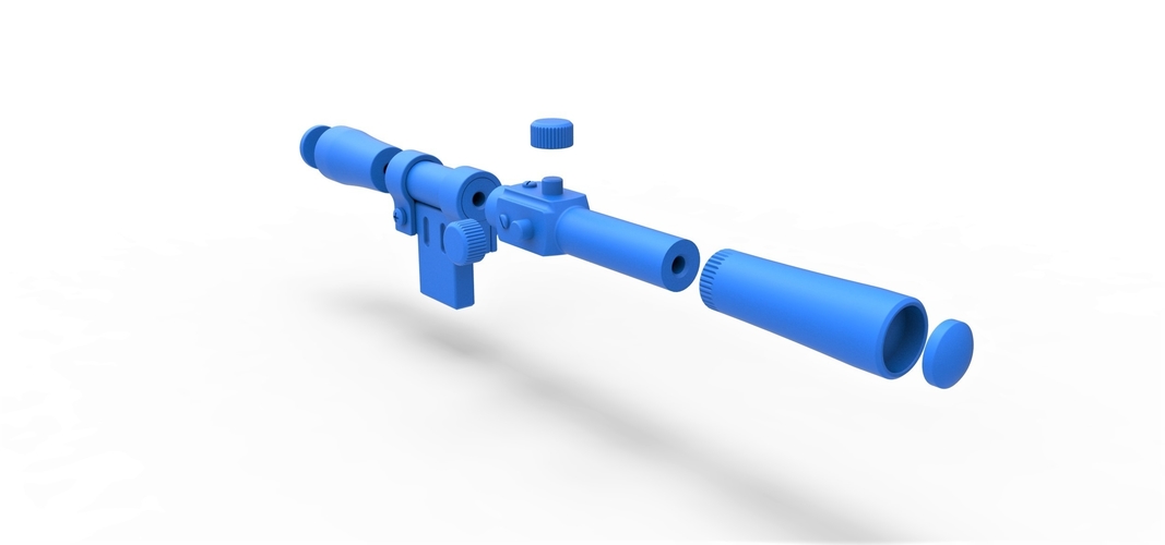Scope for cosplay blaster 9 3D Print 304060