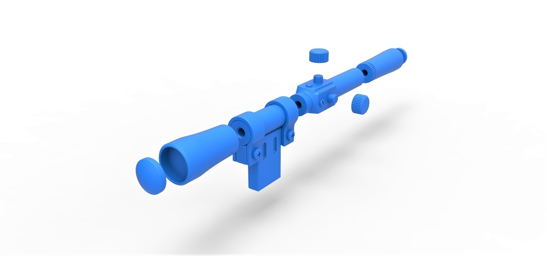 Scope for cosplay blaster 9 3D Print 304064