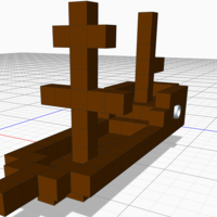 Small Pirate Ship cubed  3D Printing 304156