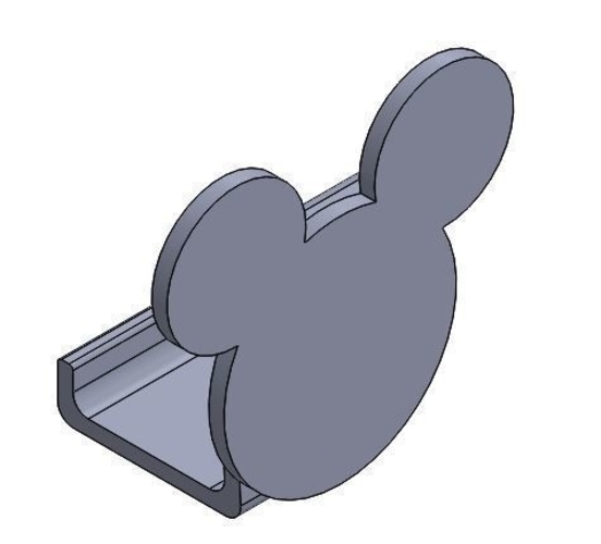 Mickey Mouse Headphone Hanger 3D Print 304257