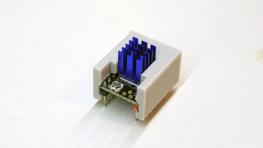 Jig for perfect heatsink placement on a stepper driver 3D Print 304395