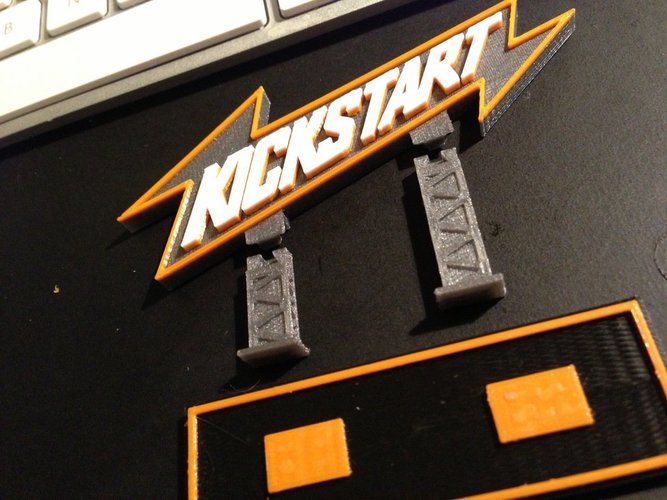 Kickstart Logo Extrusion 3D Print 30443