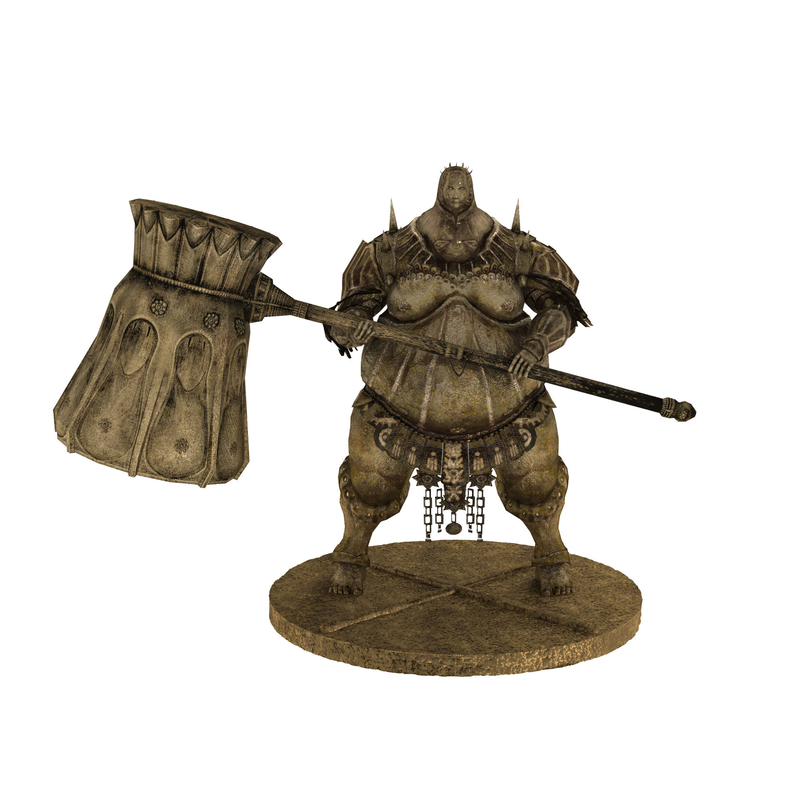 Executioner Smough Low-poly 3D model