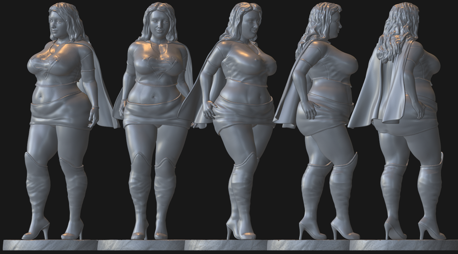 Superwoman 3D Print 304457