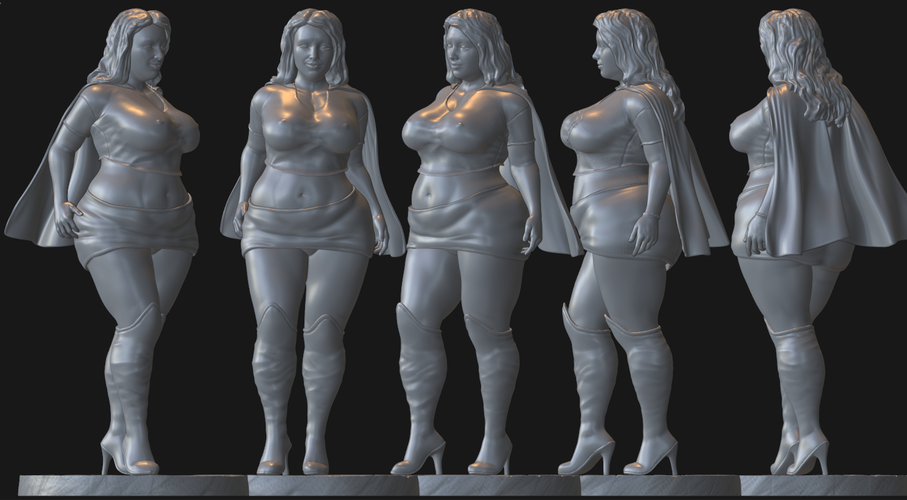 Superwoman 3D Print 304458