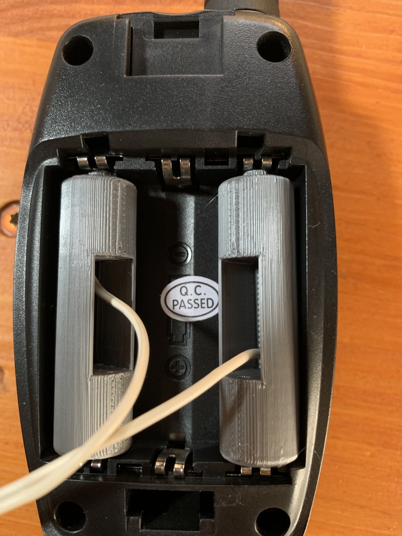 AA Battery Dummy for cable connection
