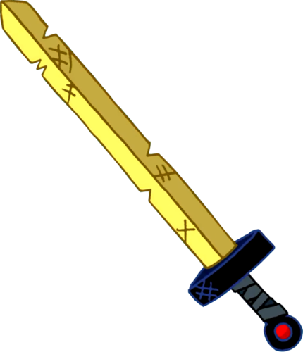 Adventure Time Golden Sword (Season 1) *LIFE SIZE* 3D Print 304494