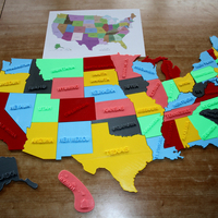 USA MAP PUZZLE CORRECCIONES - Thumbnail 1