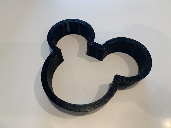 Mickey Mouse Cookie Cutter 3D Print 304518